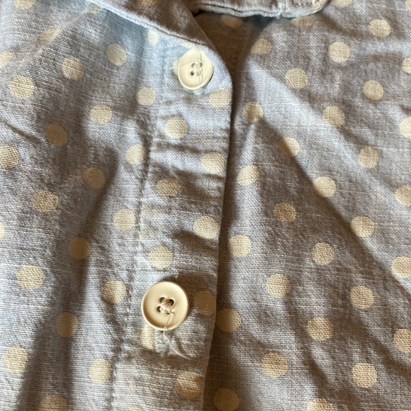 Gap size 4-5 polka dresses set of two. Great condition. Jean & white, blue 8 red - Picture 9 of 9